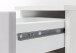 Hochschrank >Riga< in Hellgrau-Matt - 50x190x35cm (BxHxT)
