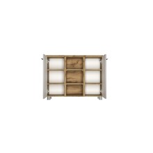Schwebeboard >Livorno< in weiß-matt - 90x66x20cm (BxHxT)