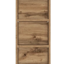 Schwebeboard >Livorno< in weiß-matt - 90x66x20cm (BxHxT)