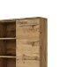 Schwebeboard >Livorno< in Wotan-Eiche - 90x66x20cm (BxHxT)