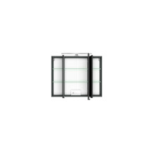 Spiegelschrank >Arezzo< in Graphit - 80x66x20cm (BxHxT)