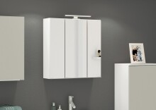 Spiegelschrank >Garda< in Weiß - 60x66x20cm...