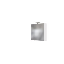 Spiegelschrank >Garda< in Weiß - 60x66x20cm...