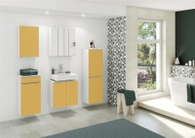 Spiegelschrank >Garda< in Weiß - 60x66x20cm (BxHxT)