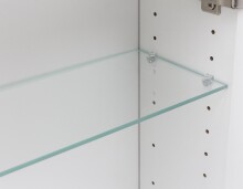 Spiegelschrank >Garda< in weiß - 100x66x20cm (BxHxT)