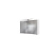 Spiegelschrank >Garda< in weiß - 100x66x20cm (BxHxT)