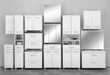 Spiegelschrank >Porta< in Weiß - 60x54x20cm (BxHxT)