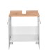 Waschbeckenunterschrank >Paris< in Weiß - 60x54x35cm (BxHxT)