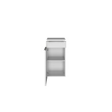 Unterschrank >Garda< in Weiß-Matt - 40x79x35cm (BxHxT)