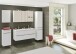 Unterschrank >Garda< in Weiß-Matt - 40x79x35cm (BxHxT)