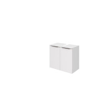 Unterschrank >Garda< in Weiß-Matt - 60x55x35cm (BxHxT)