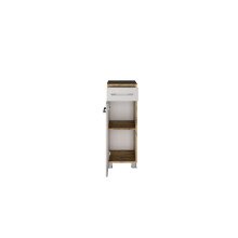 Unterschrank >Livorno< in weiß-matt - 30x79x35cm (BxHxT)