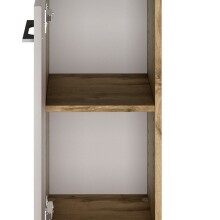 Unterschrank >Livorno< in weiß-matt - 30x79x35cm (BxHxT)