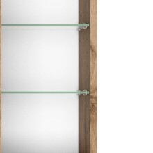 Waschtisch-Set >Livorno< in wotaneiche - 60x180x48cm (BxHxT)