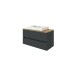Waschtisch-Set >Pienza< in grau-matt - 100x54x48cm (BxHxT)