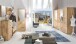 Garderobenschrank >Leduc< in Kernbuche aus Massivholz - 66x203x40cm (BxHxT)