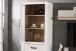 Wohnwand >Chelles< in Weiß matt - 344,1x185,3x42,2cm (BxHxT)