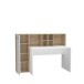 Schreibtisch >Eilat< in Sonoma-Eiche - 158x116x60cm (BxHxT)