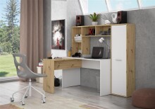 Schreibtisch >Eilat< in Artisan Eiche - 173x152x116cm (BxHxT)