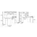 Schreibtisch >Eilat< in Sonoma Eiche - 173x152x116cm (BxHxT)