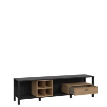TV-Board >Hialeah< in Riviera Eiche - 181,3x49,9x40,2cm (BxHxT)