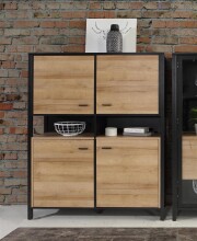 Aktenschrank >Hialeah< in Riviera Eiche -...