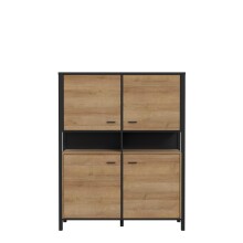 Aktenschrank >Hialeah< in Riviera Eiche -...