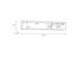 Wandboard >Hialeah< in Schwarz - 150,2x26x22,2cm (BxHxT)