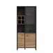 Wohnwand >Hialeah< in Riviera Eiche - 277,2x193,9x40,2cm (BxHxT)