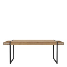 Esstisch >Hialeah< in Riviera Eiche - 166x76,9x90,2cm (BxHxT)