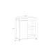 Barschrank >Hydra< in Artisan Eiche - 77,5x88,5x42cm (BxHxT)