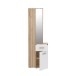 Kompaktgarderobe >Lokri< in Sonoma-Eiche - 64,2x196x34,1cm (BxHxT)