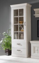 Vitrine >Kalamaria< in Schneeeiche -...