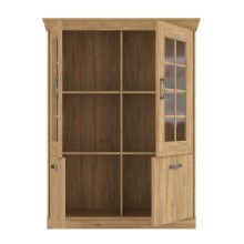 Wohnwand >Kalamaria< in Waterford Eiche - 357,5x205,1x47cm (BxHxT)