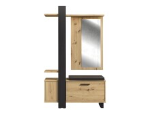 Kompaktgarderobe >Marousi< in Artisan Eiche -...