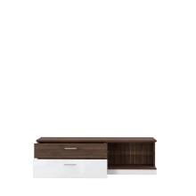 TV-Board >Rafina< in Bakersfield Walnuss - 160,4x47,2x42cm (BxHxT)