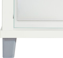 Glasvitrine >OPTIMA< in Sonoma Eiche Dekor - 58x172x32cm (BxHxT)