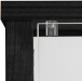 Glasvitrine >OPTIMA< in Schwarz Struktur - 56x85x25,2cm (BxHxT)