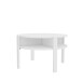 Couchtisch >Topiros< in Weiß - 74,4x45,5x74,4cm (BxHxT)