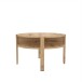 Couchtisch >Topiros< in Artisan Eiche - 74,4x45,5x74,4cm (BxHxT)