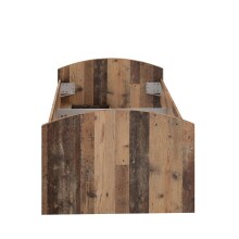 Bett >Vyronas< in Old Wood Vintage - 96x65x206,4cm...