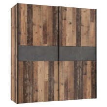 Schwebetürenschrank >Vyronas< in Old Wood...
