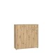Kommode >Tembi< in Artisan Eiche - 108,8x111,1x34,8cm (BxHxT)