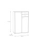 Kommode >Tembi< in Artisan Eiche - 73,7x111,1x34,8cm (BxHxT)
