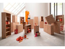 Kommode >Tembi< in Artisan Eiche - 73,7x111,1x34,8cm (BxHxT)