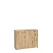 Kommode >Tembi< in Artisan Eiche - 108,8x85,5x34,8cm (BxHxT)