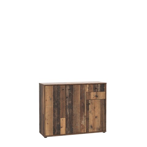 Kommode >Tembi< in Old Wood Vintage - 108,8x85,5x34,8cm (BxHxT)