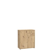 Kommode >Tembi< in Artisan Eiche - 73,7x85,5x34,8cm...