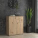 Kommode >Tembi< in Artisan Eiche - 73,7x85,5x34,8cm (BxHxT)