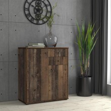 Kommode >Tembi< in Old Wood Vintage - 73,7x85,5x34,8cm (BxHxT)